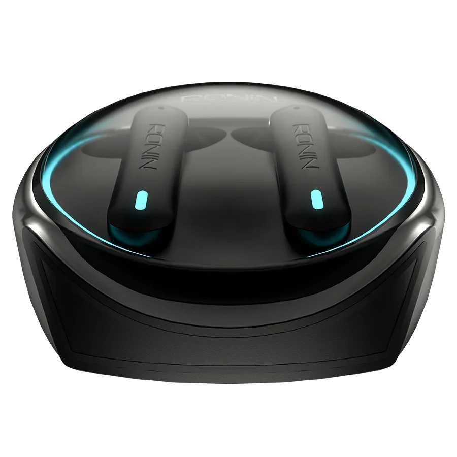 Ronin Dynasty TWS Gaming Earbuds with LED Ring Case